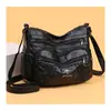 Bolso Nuevo Transfronterizo para Mujer de Cuero Suave Gran Capacidad Cruzado Bolso de Madre Multibolsillos Práctico Bolso de Hombro para Mujer