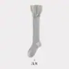 Meias para Mulheres Puro Desejo Seda Branca Renda 3D Seda Preta Meias de Coxa Femininas Ultra Finas Transparentes Antiderrapantes Meias Acima do Joelho com Recortes