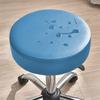 Funda redonda para taburete de piel PU impermeable y a prueba de polvo funda universal para silla bar barbería silla giratoria redonda funda para silla