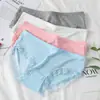 Ropa Interior para Mujer Modal con Ribete de Encaje Bragas Color Sólido Tiro Bajo Algodón Lindo Al por Mayor Estilo de Niña