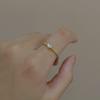 Anillo Retro de Apertura Amor Super Flash Circonita Estilo Coreano para Mujer Diseño Nicho Sentido Anillo Simple Elegante Anillo de Dedo Moda