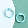 Anillo de Resorte de Aleación de Zinc Pintado de Colores 23 mm Hebilla de Resorte Redonda Anillo de Llavero Accesorios para Joyería DIY Venta al por Mayor