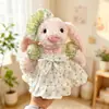 Solo Ropa de Muñeca/Ropa Hecha a Mano para Muñeca Conejo Jc Bonnie, Pijama, Vestido Mismo Estilo del Pequeño Libro Rojo, Conjunto para Muñeca de 32cm, Lindo