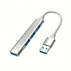 Hub Multi-Splitter Tipo C de 4 Portas Adaptador USB OTG para Xiaomi Lenovo MacBook 13 15 Air pro PC - Acessórios de Computador