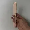Peine de Aluminio Especial para Espacio Transfronterizo Peine de Estilismo para Hombres Dientes Finos Peine de Corte de Pelo Peine de Corte Recto para Cortar el Pelo