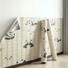 Papel pintado autoadhesivo lindo de dibujos animados, pegatinas de pared impermeables, papel pintado para el hogar, pegatinas decorativas para pared de fondo de habitación infantil, dormitorio