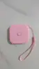 Cinta métrica cuadrada portátil de estilo nórdico en color macarrón con cordón, cinta métrica suave de retracción automática, cinta métrica cuadrada para cintura