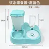 Alimentador Automático de Água e Comida para Gatos e Cachorros, Dupla Tigela, Grande Capacidade, Antiderramamento, Tigela para Gatos que Não Molha a Boca, Tigela de Comida e Água para Cachorros