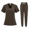 Ropa de Trabajo Personalizada Sudor Absorbente Color Sólido Logo Impreso Sala de Cirugía Médico-Estética Uniformes Médicos Lote Pequeño Uniformes de Cirugía