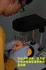 Juego de Plástico Cafetera de Émbolo Cafetera de Vidrio Alto Borosilicato Cafetera de Vidrio Cafetera Manual con Filtro de Mano Estilo Plástico