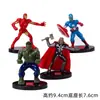 Decoración de Pastel de Avengers Dinosaurio Capitán América Spiderman Tarjeta de Decoración para Pastel de Cumpleaños