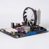 Enfriador de CPU Silencioso de Doble Tubo de Calor para Computadora de Escritorio Tipo Presión Hacia Abajo AMD 1155 1366 1700 Ventilador Luminoso
