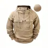 Sudadera con capucha de trabajo europea para hombre de talla europea, top casual liso para hombre, ropa deportiva para hombre
