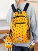 Mochila de Viaje Estilo Coreano con Lunares para Mujer, Mochila de Montañismo Deportiva al Aire Libre de Nicho, Mochila Ligera, Bolsa Casual para el Trabajo y la Escuela