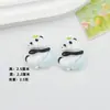 Dibujos Animados Lindo Casual Panda Resina Accesorios DIY Hecho a Mano Crema Gel Pasador Hebilla de Zapato Pegatina de Refrigerador Material para Joyería