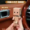 Novo Produto Transfronteiriço: Fofo Robô Carro com Pernas de Madeira Balançando Enfeite Purificador de Ar para Interior de Carro