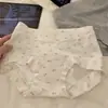 Algodón de Xinjiang Algodón Puro Ropa Interior para Mujer 10A Antibacteriana Entrepierna Extendida Bragas Planas Control de Abdomen Tallas Grandes Ropa Interior para Mujer Sin Rozaduras
