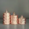 Luces de Velas Electrónicas Transfronterizas, Velas de Navidad, Propuesta Creativa, Confesión, Cumpleaños, Venta al por Mayor Romántica, Arreglos de Boda