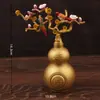 Árvore da Fortuna Giratória, Ornamento de Abóbora da Fortuna em Liga de Alumínio, Ornamento Giratório em Liga de Alumínio, Pequeno Ornamento para Alívio do Estresse