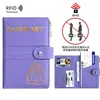 Viagem Internacional Porta-Passaporte de Couro PU Capa Protetora Anti-Roubo RFID Armazenamento de Documentos Porta-Cartão Bolsa para Passaporte Atacado