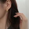 Aretes de Plata Esterlina S925 Únicos de Corazón para Reparar Corazón Roto para Mujer Nicho Lujo Accesible Diseño de Alta Gama Sentido del Diseño