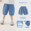Shorts infantis Jerry Baby, calças de algodão para meninos, shorts jeans finos para meninas, roupas duráveis para bebês para o verão