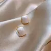 Pendientes de Perla Coreanos de Alta Gama 2026, Aguja de Plata Estilo Vintage Chanel, Diamante Multicolor Estrella de Ocho Puntas, Pendientes de Botón, Venta al por Mayor