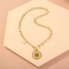 Comercio Exterior Transfronterizo Joyería Planta Seca Natural Colgante de Crisantemo Collar Pendientes de Margarita Accesorios para Mujeres Estilo Ins Moderno