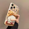 Bufanda Perro Blanco Funda para iPhone 17 Pro Max Apple 16 Pro Modelo Nuevo 15 Pro Nicho 16 Piel