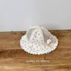 Nuevo Sombrero de Pescador con Dibujos Animados de Gatos Florales Estilo Coreano para Niños, Lindo Sombrero de Cubo con Visera para Bebés, Protección Solar para Exteriores