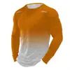 Camiseta Digital Masculina de Manga Longa com Estampa Nova da Amazon 2026, Gola Redonda, Comércio Transfronteiriço