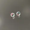 Zirconia de corte de 6 mm piedra suelta, piedra suelta de corte tarot, brillante, se puede usar para pendientes y ear cuffs de bricolaje, Circonita Cúbica