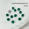 Ponta Esmeralda Base Pontiaguda Diamante de Formato Especial Joia para Nail Art Pedra de Vidro Açúcar Cristal Coração de Pêssego Verde Pavão Decoração de Unhas de Natal Atacado