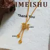 Nueva Moda y Exquisita Moneda de Cobre Escama de Dragón Colgante de Unicornio Collar Cadena de Clavícula con Borla de Lujo Ligero Alta Gama para Mujeres