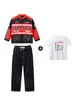 Roupa de Performance Infantil Roupa Hip-Hop para Menina Roupa Hip-Hop para Menino Roupa Hiphop da Moda Roupa de Performance de Dança Jazz para Meninas