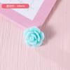 Rosa de resina de tamaño pequeño de 10-13 mm, flor pequeña, material de carcasa para teléfono móvil, accesorios creativos hechos a mano, decoración con pegamento crema