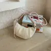 Bolsa de Ombro Único Estilo Coreano de Alta Qualidade Simples Casual Versátil para Mulheres 2026 Nova Nicho Fofa Fresca Bolsa Transversal
