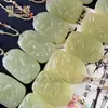 Colgante del Zodiaco Chino de Jade Afgano Color Jade Hetian Natural, Colgante de Jade para el Año del Caballo, Collar con Colgante del Año de Nacimiento
