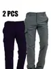 Amazon 2026 Pantalones Casuales Sueltos de Bolsillo Múltiple para Hombre, Ropa de Trabajo para Exteriores, Pantalones Largos Versátiles, Venta al por Mayor
