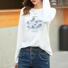 Nuevos Tops de Primavera y Otoño 2025 con Diseño de Nicho, Camisetas de Manga Larga para Mujer, Camisas Básicas de Algodón Puro para Primavera y Otoño