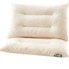 Almohada de Partículas de Látex Natural para Adultos, Núcleo de Almohada para la Columna Cervical para Ayudar a Dormir, Almohada Desmenuzada de una Pieza para Niños y Estudiantes, Adecuada para Dormir de Lado, Par