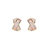 Pendientes de Plata de Ley 925 Lujo Accesible Diamante Cruz Madreperla para Mujer Moda Simple Elegantes Básicos Exquisitos Pendientes 0627A