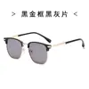 Gafas de Sol Modelo Nuevo 630, Montura Media Polygonal de Ceja Gafas de Sol con Protección UV para Deportes al Aire Libre y Conducir