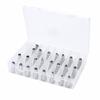 Juego de 24 boquillas para decorar, juego de boquillas para decorar pasteles, de acero inoxidable, en caja