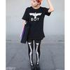 Comercio Exterior Halloween Medias de Seda Negras de Huesos Calavera Pantimedias Medias de Seda Negras para Mujer