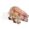 Brincos de Estrela Rosa com Atmosfera de Natal, Laço Nicho e Borla para Mulheres, Agulha de Prata, Moda Elegante, Versátil, Brincos de Feriado