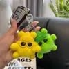 Chaveiro de Elfo de Pelúcia Colorido em Alta no Tiktok Fofo Desenho Animado Bola de Carvão Boneca Pingente Acessório de Bolsa para Mulheres