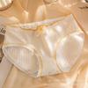 Pure Cotton Underwear A33 Pure Cotton Roupas íntimas femininas Algodão cintura média sem costura cuecas meninas Underwear Pure Cotton Underwear Roupas íntimas femininas