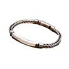 Pulsera tejida a mano Yuhong Light Simple Cadena Ancho 5m Joker Pulsera Clásica Regalo para Novio Salida de Fábrica