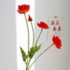 Ilha de Gelo Flor de Papoula Luxo Leve alta qualidade Flor Artificial Decoração de Casa Sala de Estar Revestimento de Veludo Piquenique Flor Falsa